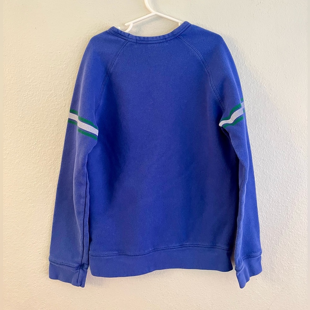 Seattle Seahawks Kids’ Junk Food Clothing Blue and Green Kids Sweatshirt - Picture 2 of 3